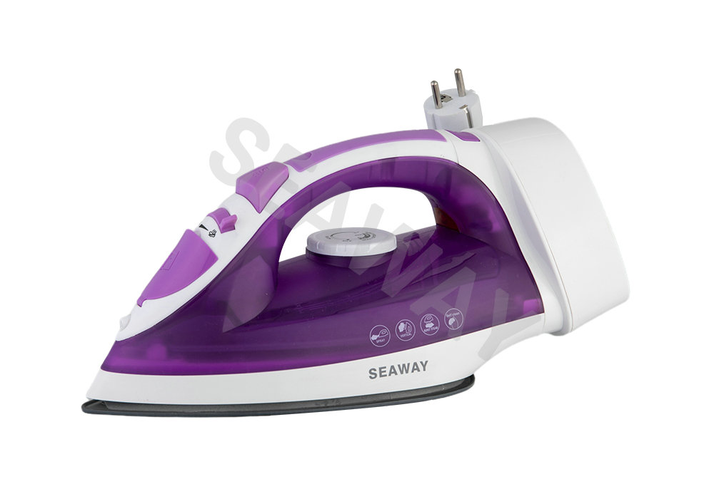 SW-201C Keramisk beläggning Vertikal ångkabel Återspola ångstrykjärn