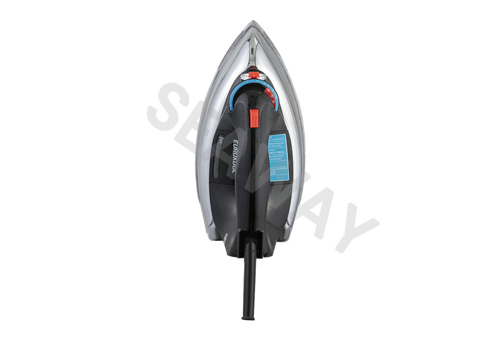 SW-601 1100-2000W Kraftigt ångstrykjärn med polerad aluminiumsula