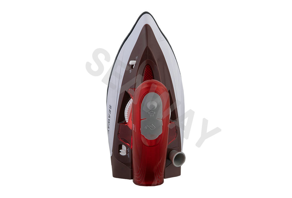 SW-602 900W-1100W Dubbelspänningsval Böjd handtag Resestrykjärn